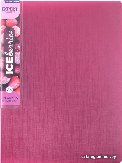 

Папка для бумаг Expert Complete Trend ICEberries EC210720070 (брусника)