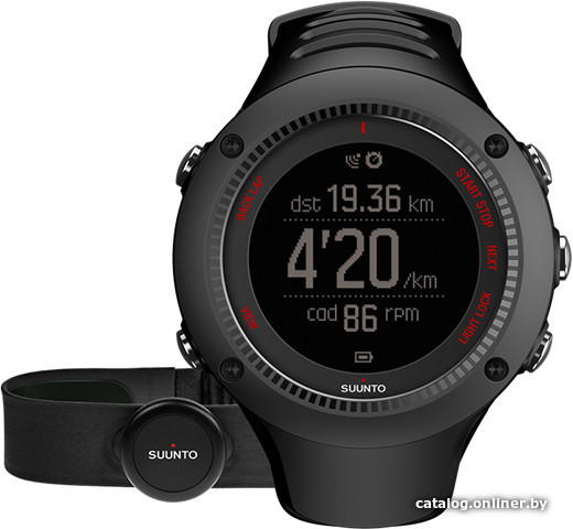 

Умные часы Suunto Ambit3 Run HR (черный) [SS021257000]