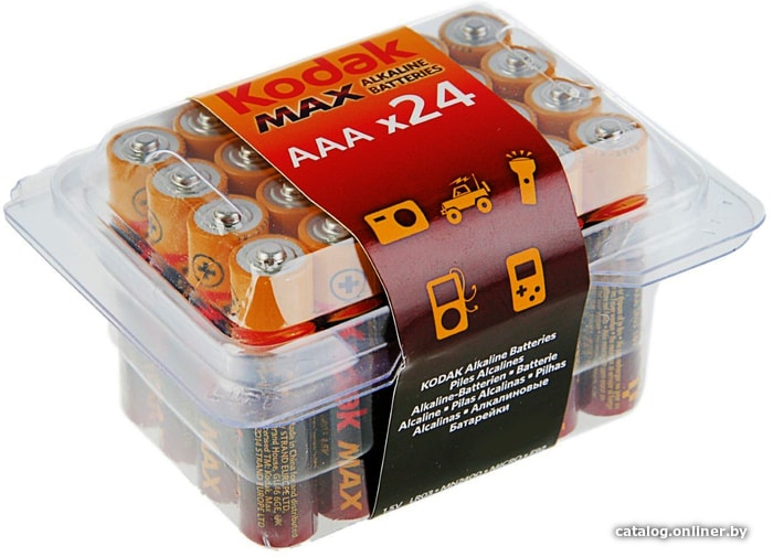 

Батарейка Kodak Max Alkaline AAA 24 шт.