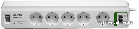 

Сетевой фильтр APC Essential SurgeArrest 5 розеток, белый (PM5T-RS)