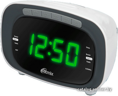 

Настольные часы Ritmix RRC-1250 (белый)