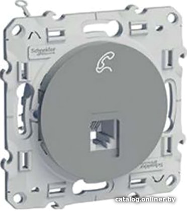 

Розетка телефонная Schneider Electric Odace S53R497