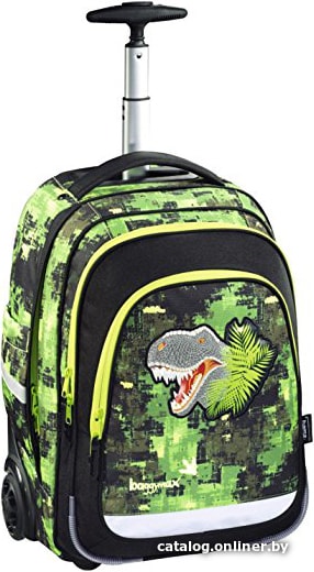 

Дорожный рюкзак Step by Step BaggyMax Trolley Green Dino