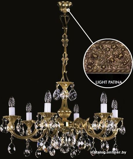 

Подвесная люстра ArtGlass Alice Vi. Light Patina