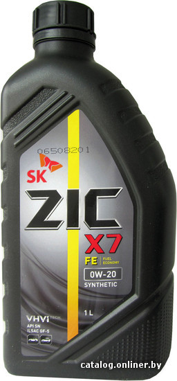 

Моторное масло ZIC X7 FE 0W-20 1л