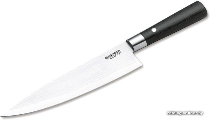

Кухонный нож Boker Solingen Damast Black Kochmesser Gross 130421DAM