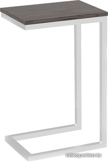 

Приставной столик TMB Loft Роксет ЛДСП 500x300 (флитфуд серая лава/белый)