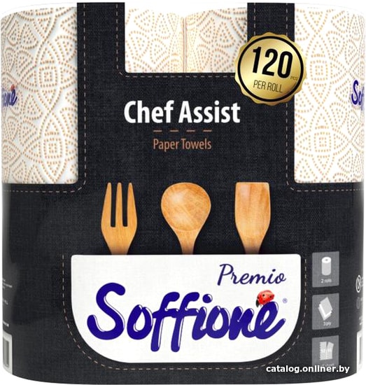 

Бумажные полотенца Soffione Chef Assist целлюлозные (2 рулона)