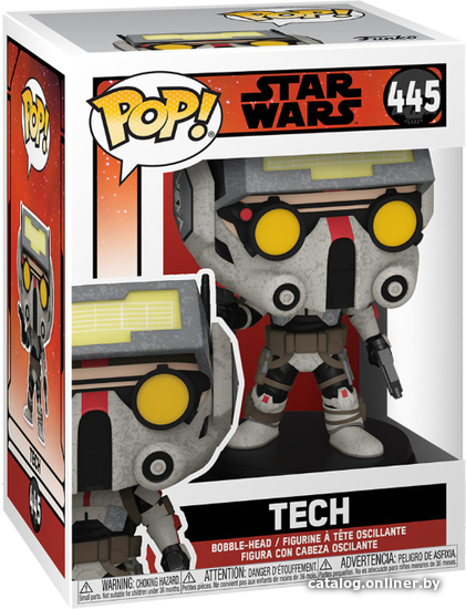 

Фигурка Funko POP! POP! Bobble Star Wars Bad Batch Tech Fun25491591