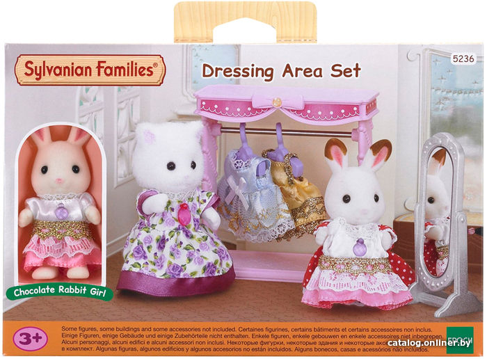 

Аксессуары для кукольного домика Sylvanian Families Праздничные платья 5236