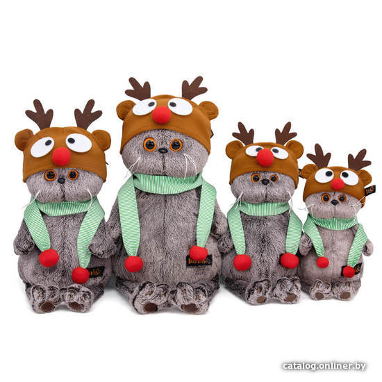 

Классическая игрушка BUDI BASA Collection Басик в шапке Олень Ks19-201 (19 см)