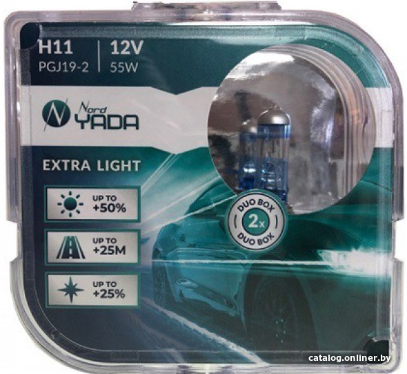 

Автомобильная лампа Nord Yada H11 Extra Light 2шт