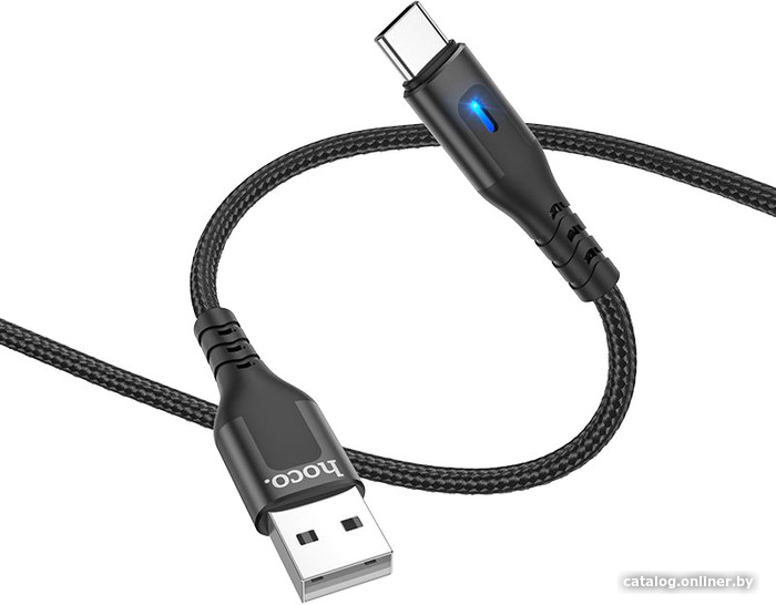 

Кабель Hoco DU08 Plus USB Type-A - USB Type-C (2 м, черный)