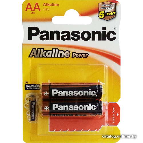 

Батарейка Panasonic Alkaline LR6 2BP