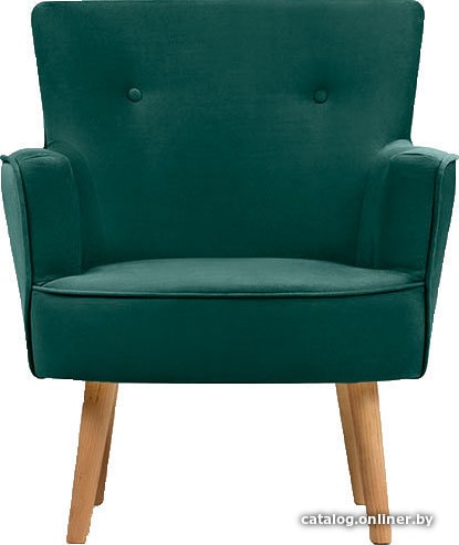 

Интерьерное кресло Divan Чарли Velvet Emerald (велюр, зеленый)