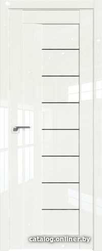 

Межкомнатная дверь ProfilDoors 17L 70x200 (дарквайт люкс, стекло дождь черный)