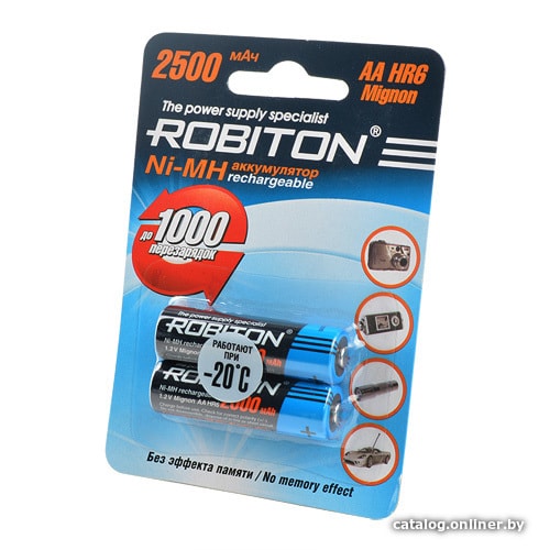 

Аккумулятор Robiton AA 2500mAh 2 шт.