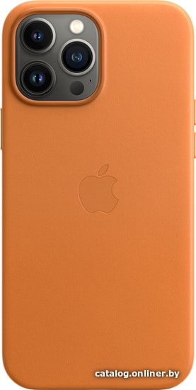 

Чехол для телефона Apple MagSafe Leather Case для iPhone 13 Pro Max (золотистая охра)