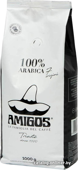 

Кофе Amigos Caffe 7 Origini в зернах 1 кг