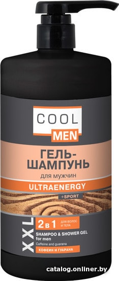 

Cool Men Гель-шампунь Ultraenergy 2 в 1 1 л