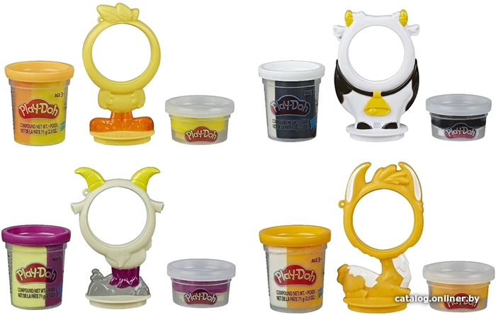 

Набор для лепки Hasbro Play-Doh Жители фермы E6722