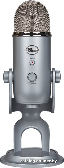 

Проводной микрофон Blue Yeti (серебристый)