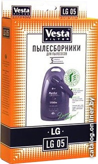 

Комплект одноразовых мешков Vesta Filter LG 05