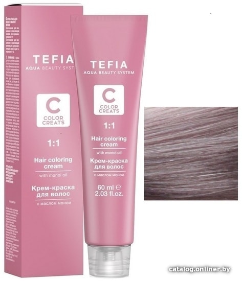 

Крем-краска для волос Tefia Color Creats тонер Т 9/7 (перламутр)