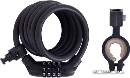 

Тросовый велосипедный замок Green Cycle GCL-А600 10х150 (черный)