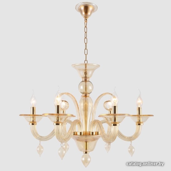 

Подвесная люстра Crystal Lux Caetano SP-PL6 Amber
