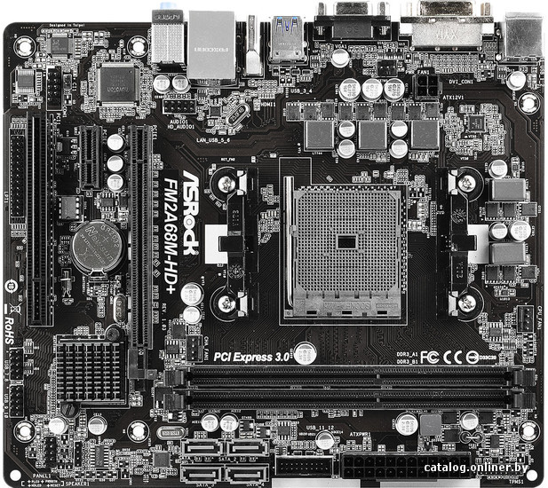 

Материнская плата ASRock FM2A68M-HD+