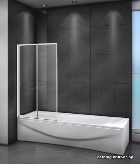 

Стеклянная шторка для ванны Cezares RELAX-V-2-80/140-P-Bi-L
