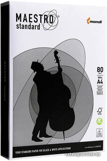 

Офисная бумага Maestro Standart A4 80 г/м2 500 листов
