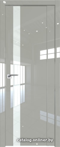 

Межкомнатная дверь ProfilDoors 62L 60x200 (галька люкс, стекло lacobel белый лак)