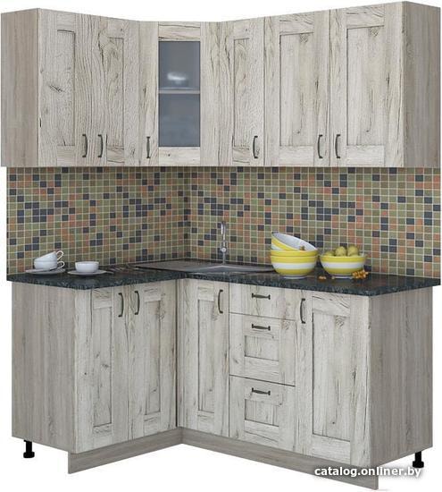 

Готовая кухня Интерлиния Мила Хольц 12x17 (дуб серый)