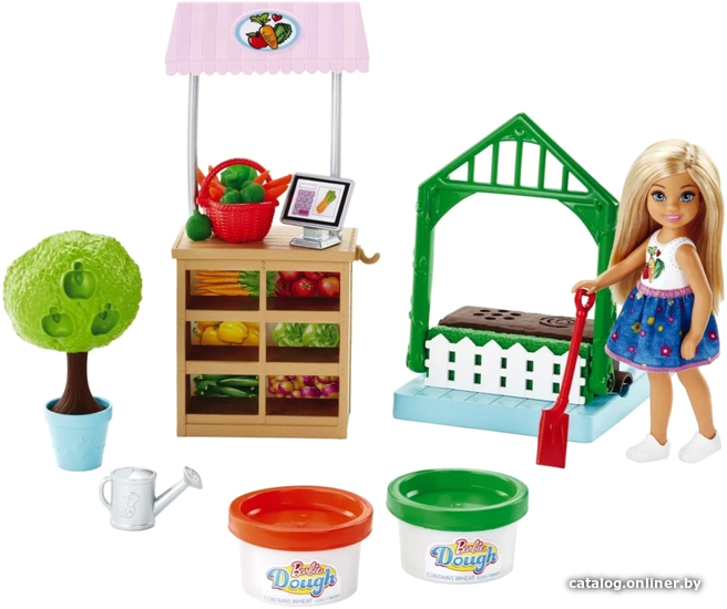 

Кукла Barbie Овощной сад Челси FRH75