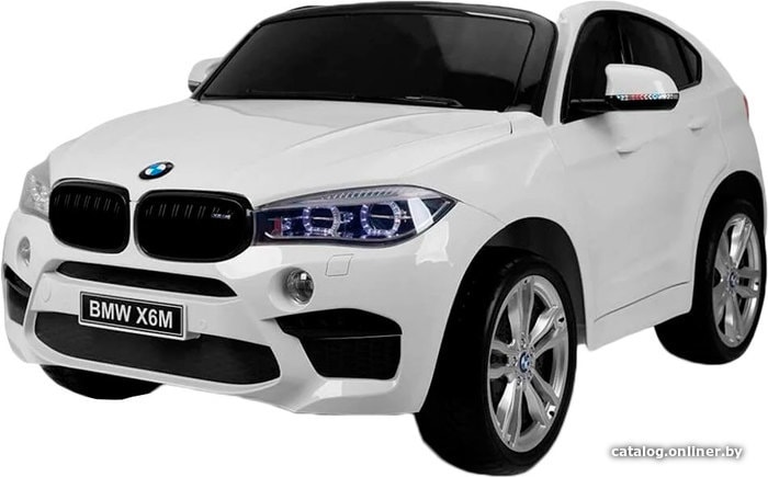 

Электромобиль RiverToys BMW X6M JJ2168 (белый)