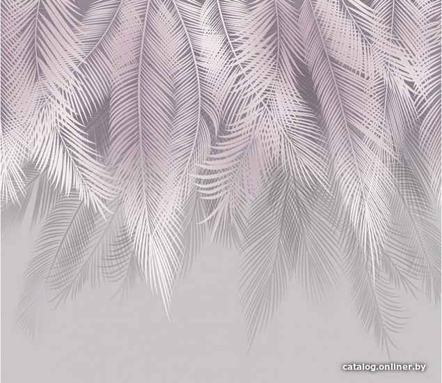 

Фотообои Citydecor Пальмовые листья с оттенком 300x260 (пудровый-серый)