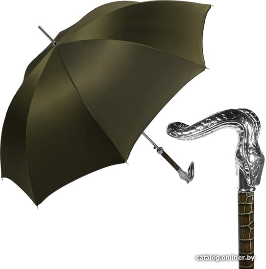 

Зонт-трость Pasotti Serpente Pelle Oxford Oliva