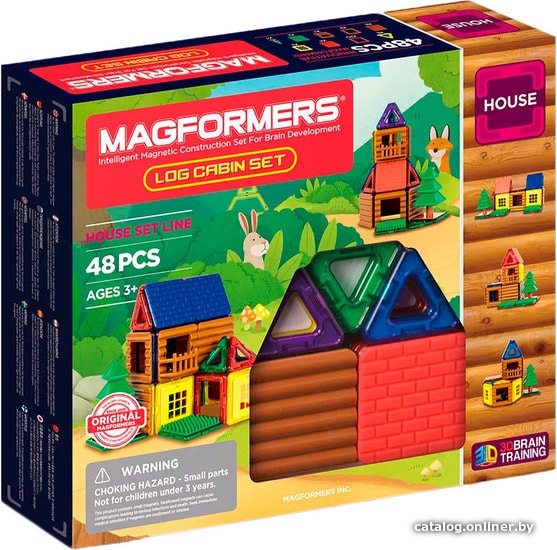 

Конструктор Magformers Домик из бревен 705006