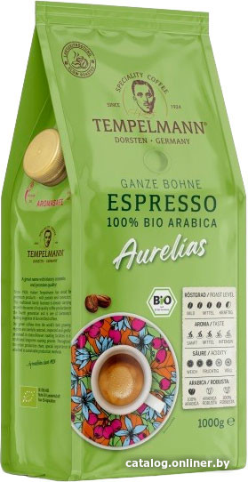 

Кофе Tempelmann Aurelias Espresso зерновой 1 кг