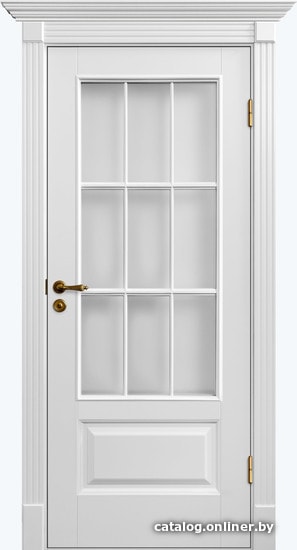 

Межкомнатная дверь Динмар Авалон 11 90x200 (белый/стекло сатин светлый)
