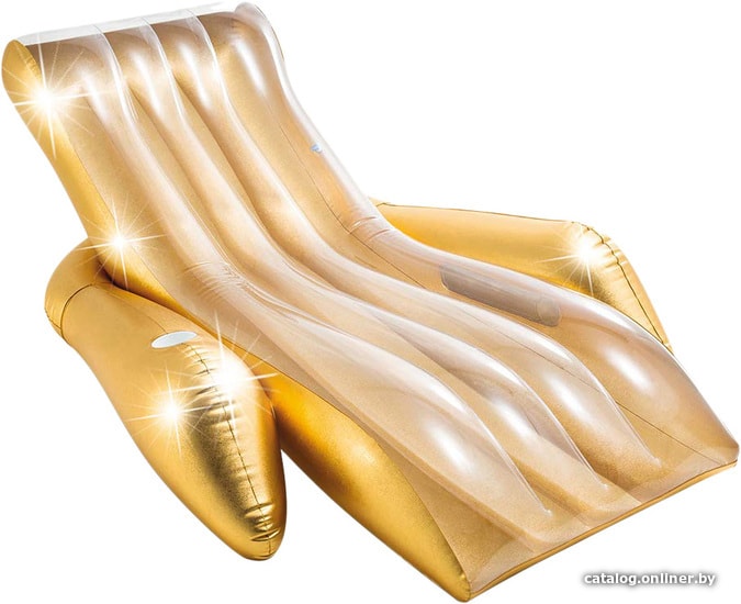 

Надувной шезлонг для плавания Intex Shimmering Gold Lounge 56803