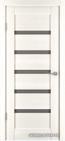 

Межкомнатная дверь IstokDoors Горизонталь-5 ДЧ 60x200 (бьянко/стекло бронза)