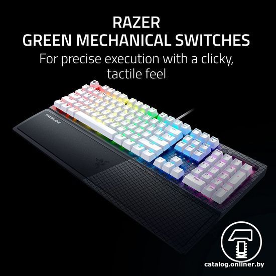 Razer BlackWidow V3 Green Switch Roblox Edition (нет кириллицы) клавиатуру  купить в Бобруйске