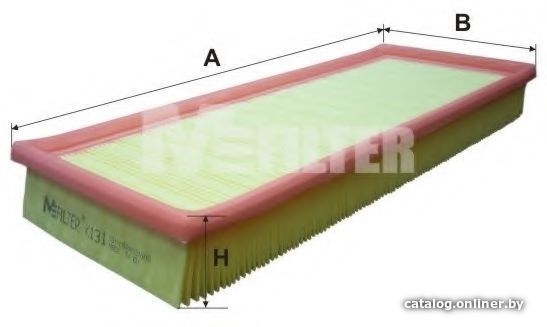 

Воздушный фильтр Mfilter K131