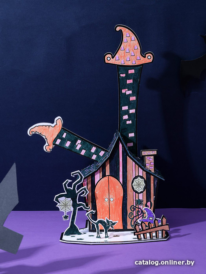 

3Д-пазл Miniso Wizard House Coloring 8567 (с 5 цветными маркерами)