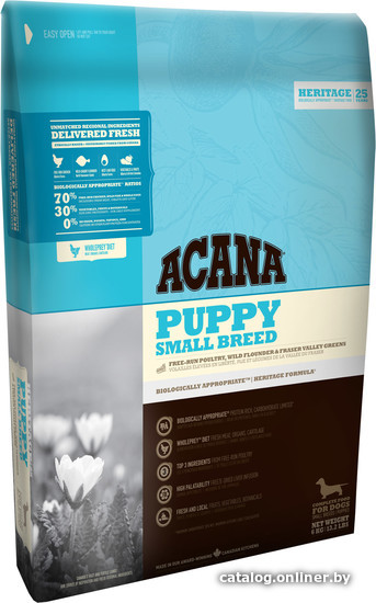

Сухой корм для собак Acana Puppy Small Breed 6.8 кг
