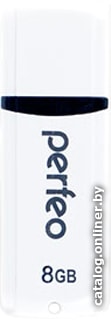 

USB Flash Perfeo C02 8GB (белый)