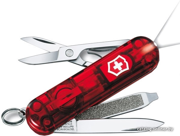 

Мультитул Victorinox SwissLite (красный прозрачный)